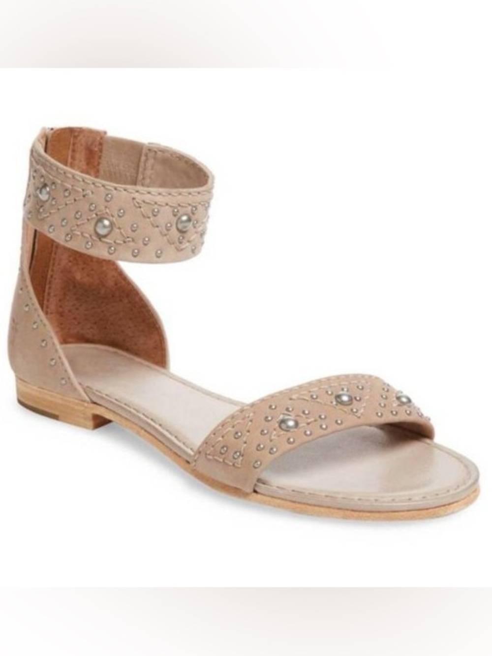 Frye Carson Deco Zip flat sandals
